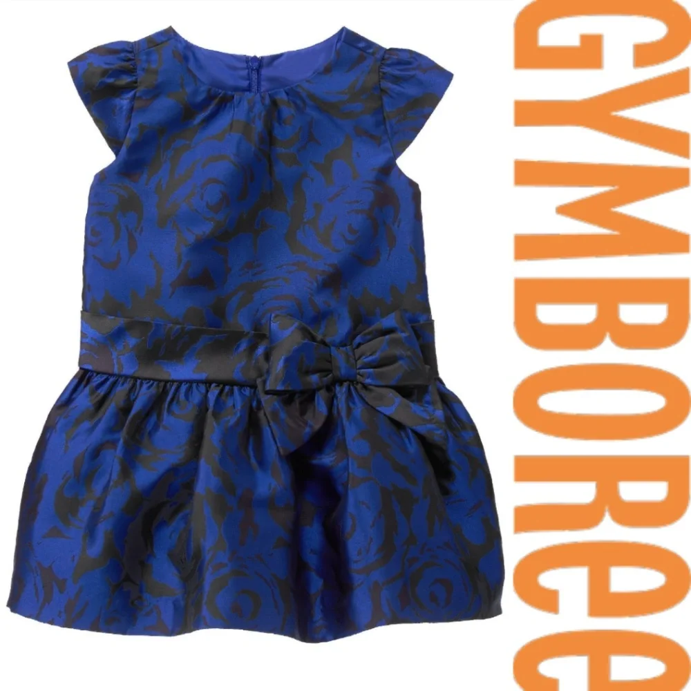 NWT‎ Gymboree Holiday Occasion Dress Royal Blue 18m
